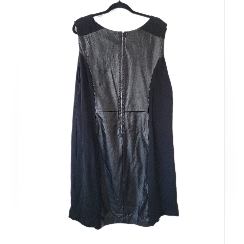 Laura Women's Polyester/Spandex Dress in Black, Plus Size 22